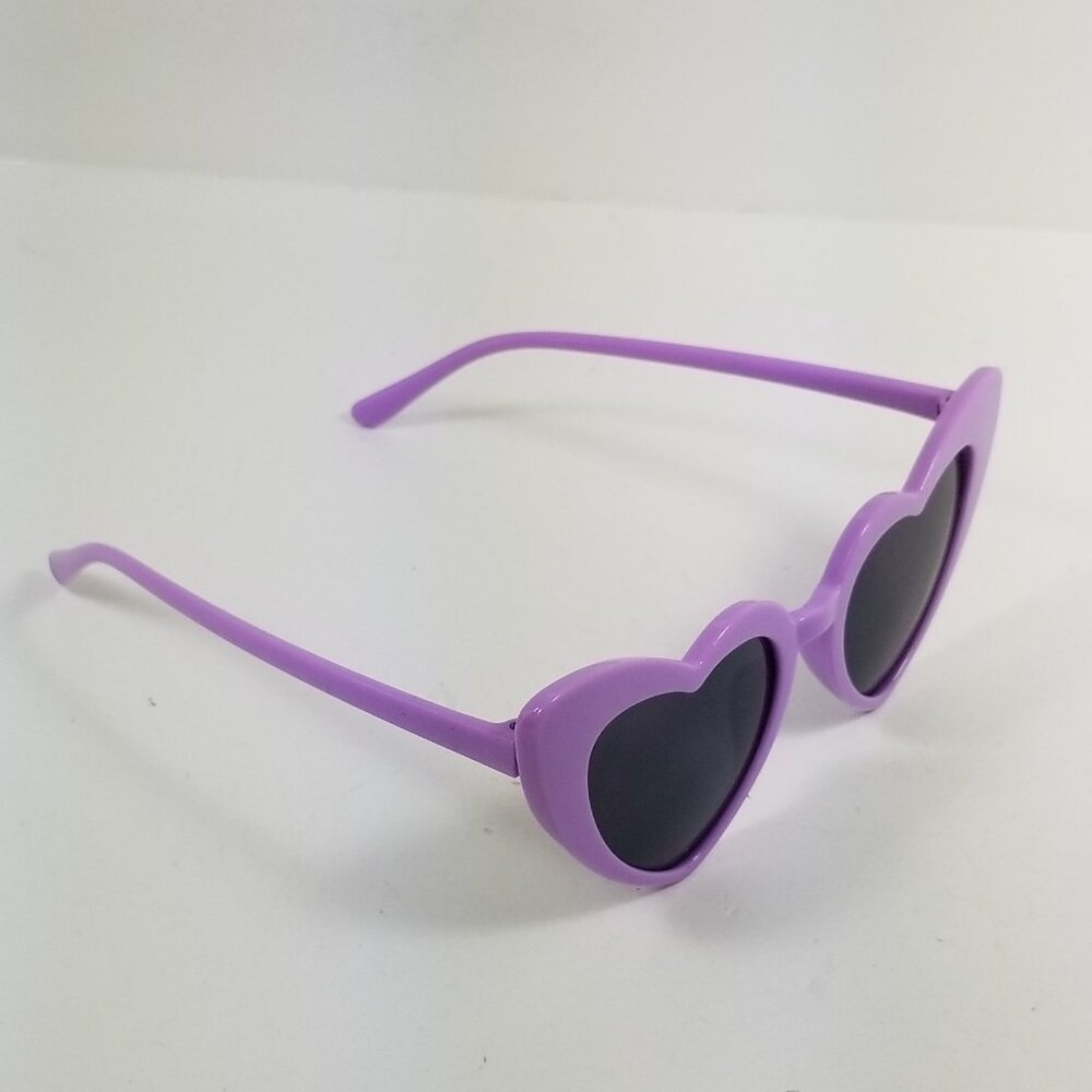 Kids Heart Sunglasses Vintage Heart-Shaped Toddler Sunglasses Cute Pink - Picture 5 of 7
